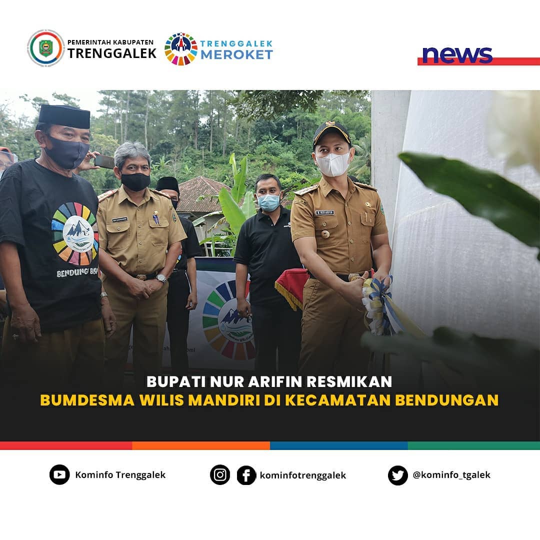 Bupati Nur Arifin Resmikan BUMDESMA Wilis Mandiri di Kecamatan Bendungan