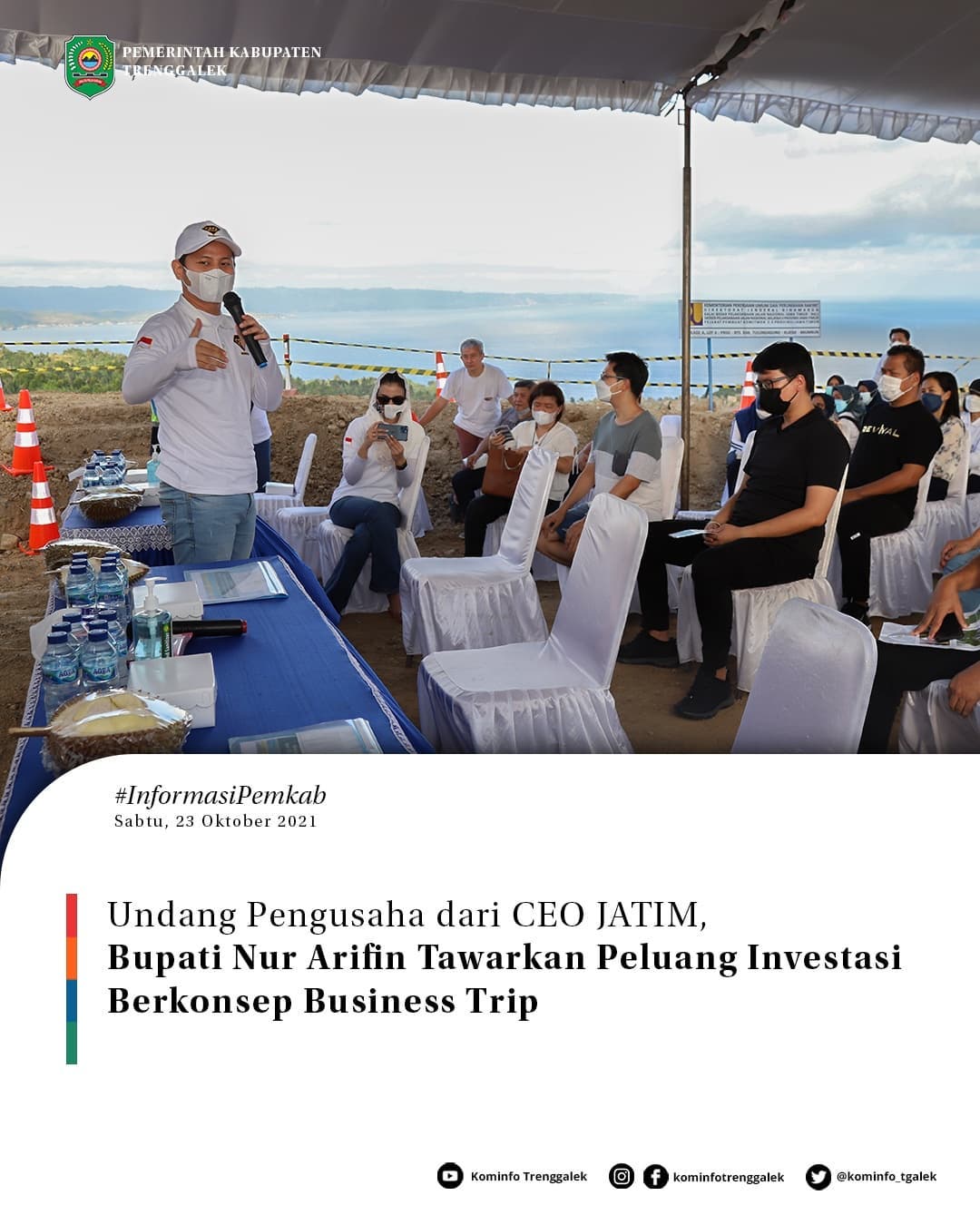 Undang Pengusaha dari CEO JATIM, Bupati Nur Arifin Tawarkan Peluang Investasi Berkonsep Business Trip