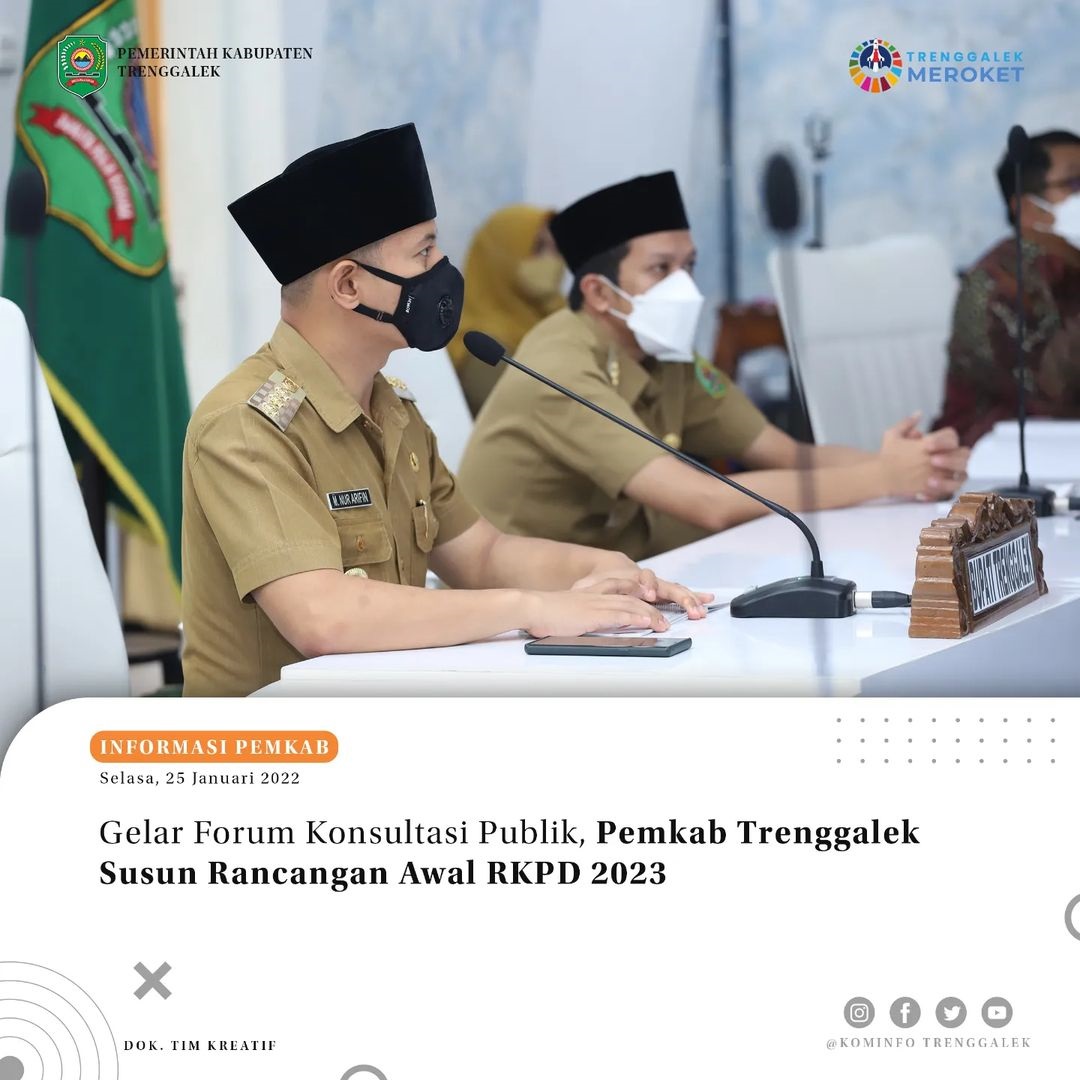 Gelar Forum Konsultasi Publik, pemkab Trenggalek Susun Rencana Awal RKPD 2023