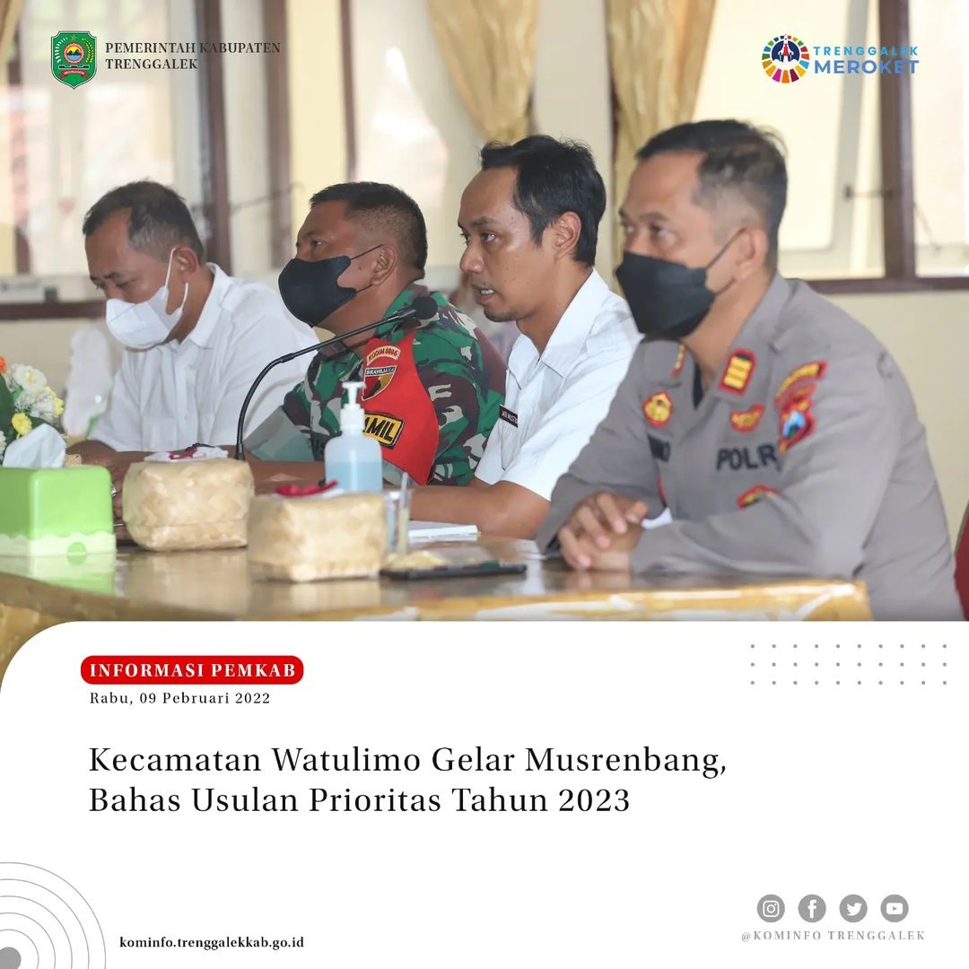 Kecamatan Watulimo Gelar Musrenbang, Bahas Usulan Prioritas Tahun 2023