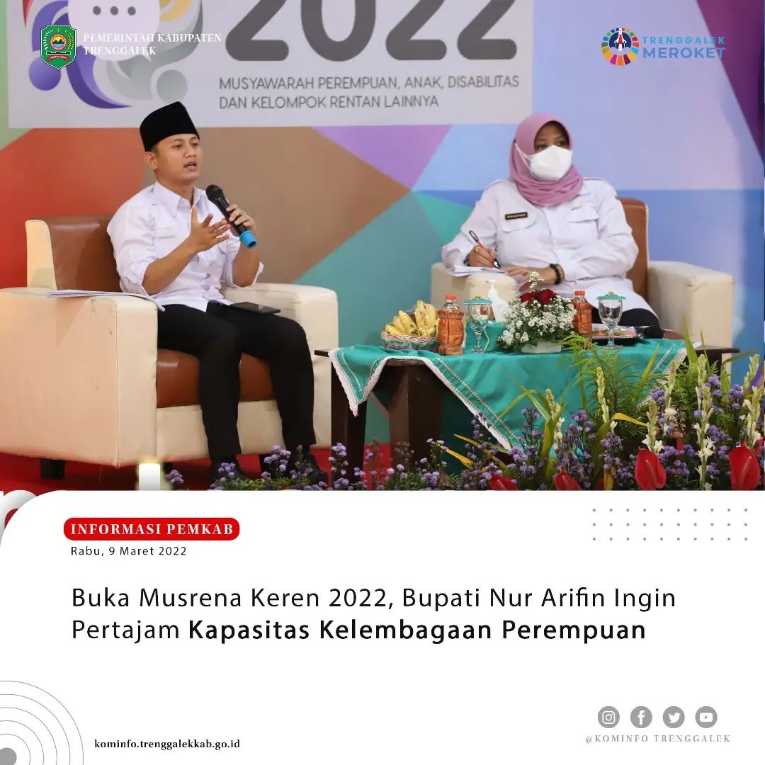 Buka Musrena Keren 2022, Bupati Nur Arifin Ingin Pertajam kapasitas Kelembagaan Perempuan