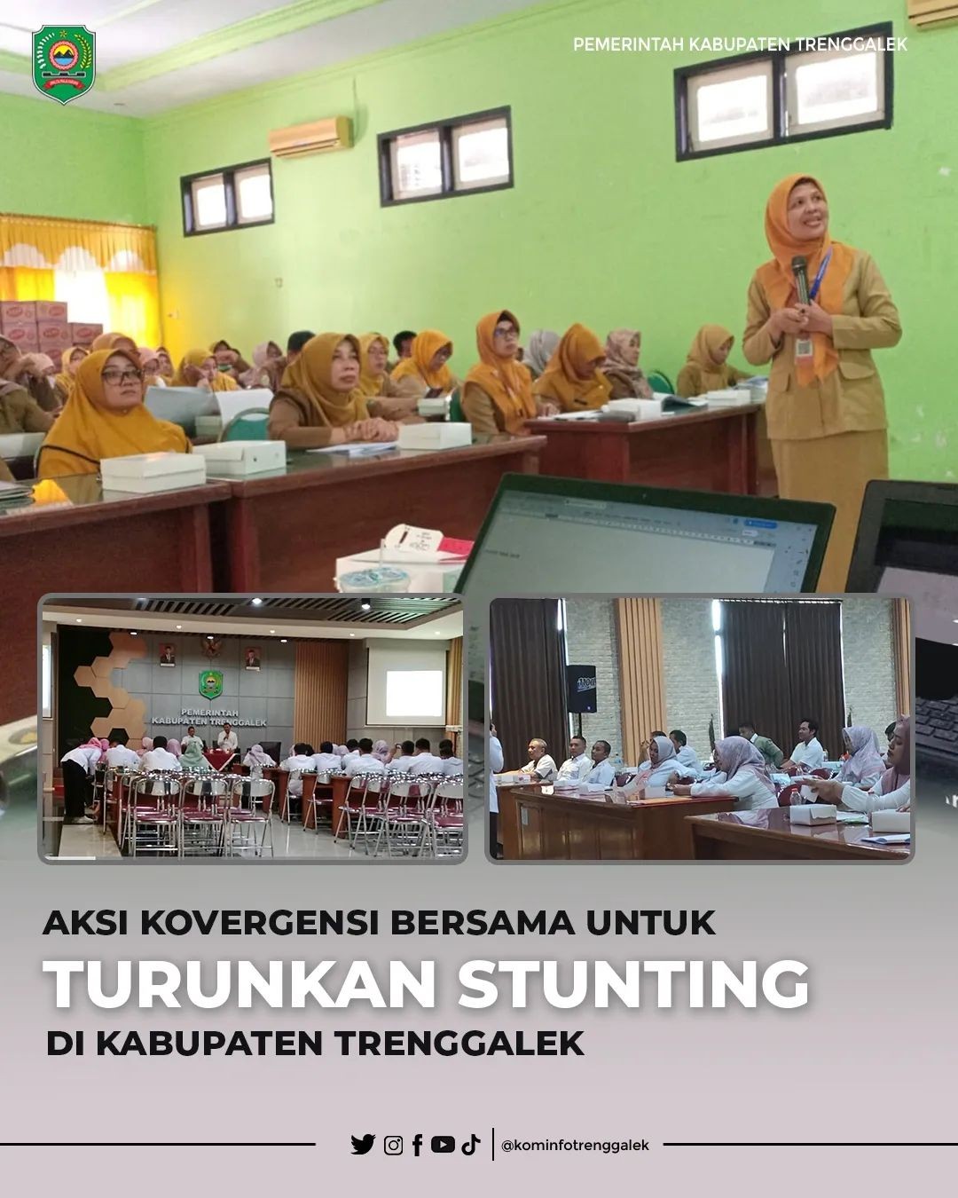 Aksi Kovergensi Bersama Untuk Turunkan Stunting di Kabupaten Trenggalek