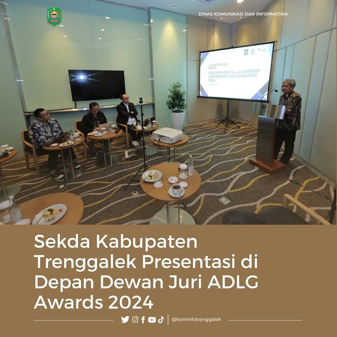 Sekda Kabupaten Trenggalek Presentasi di Depan Dewan Juri ADLG Award 2024
