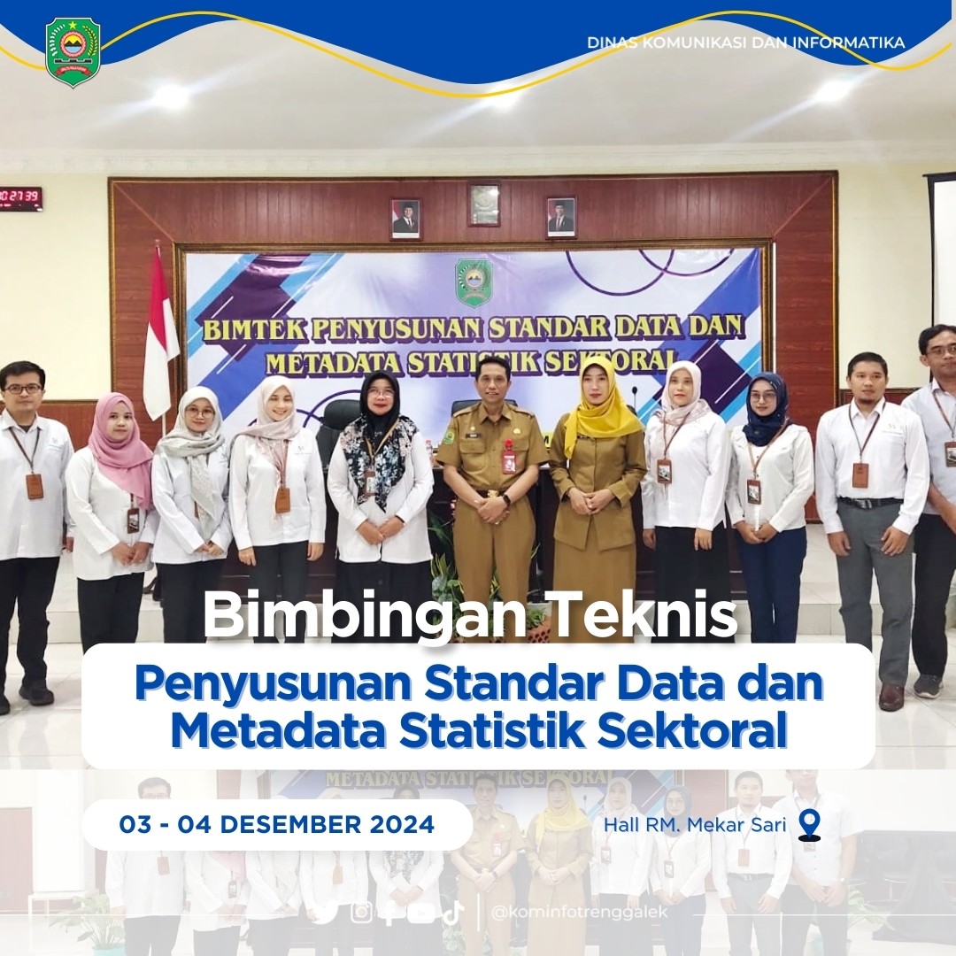 Dinas Kominfo Gelar Bimtek Penyusunan Standar Data dan Metadata Statistik Sektoral